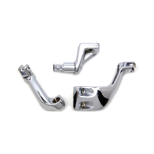 V-TWIN MFG - FXR DRIVER FOOTPEG MOUNT SET - CHROME