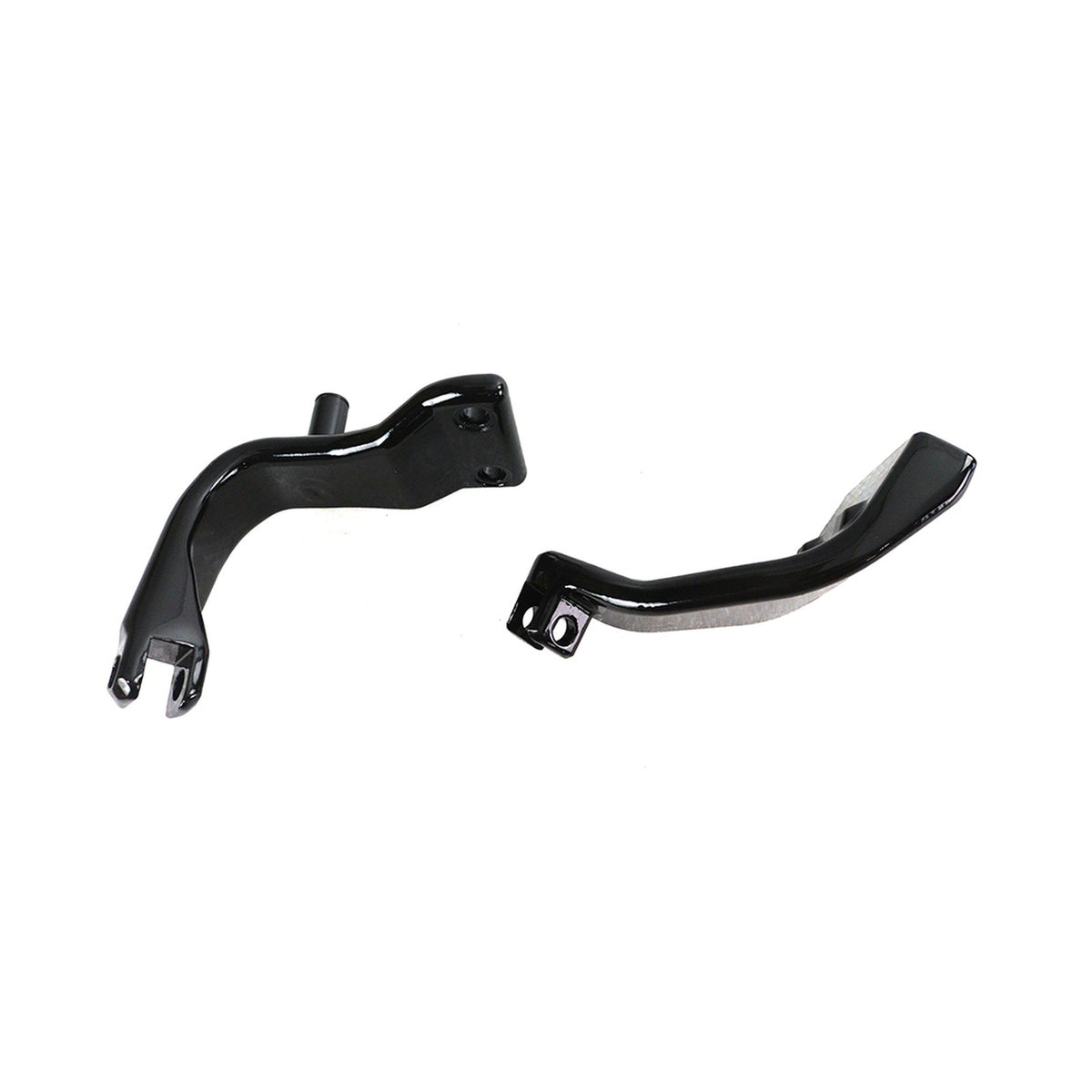 V-TWIN MFG - DYNA DRIVER FOOTPEG SUPPORT SET - BLACK