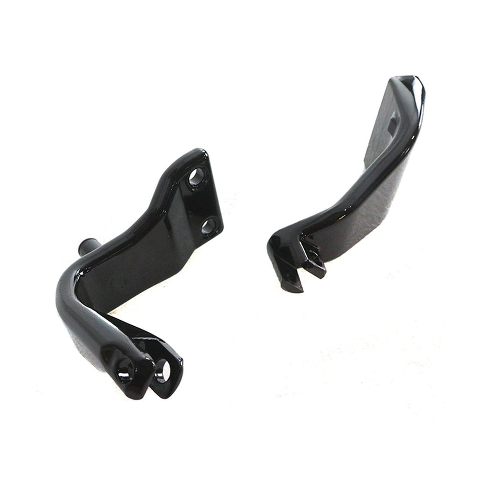 V-TWIN MFG - DYNA DRIVER FOOTPEG SUPPORT SET - BLACK
