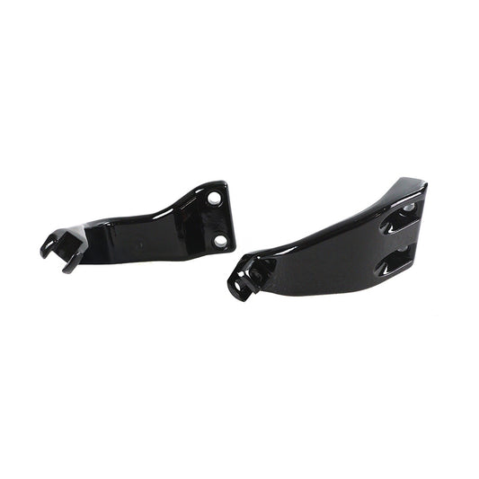 V-TWIN MFG - DYNA DRIVER FOOTPEG SUPPORT SET - BLACK