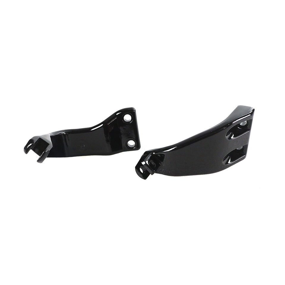 V-TWIN MFG - DYNA DRIVER FOOTPEG SUPPORT SET - BLACK