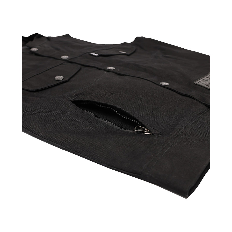 THRASHIN SUPPLY CO. - NIGHTRIDER V2 RIDING VEST - BLACK