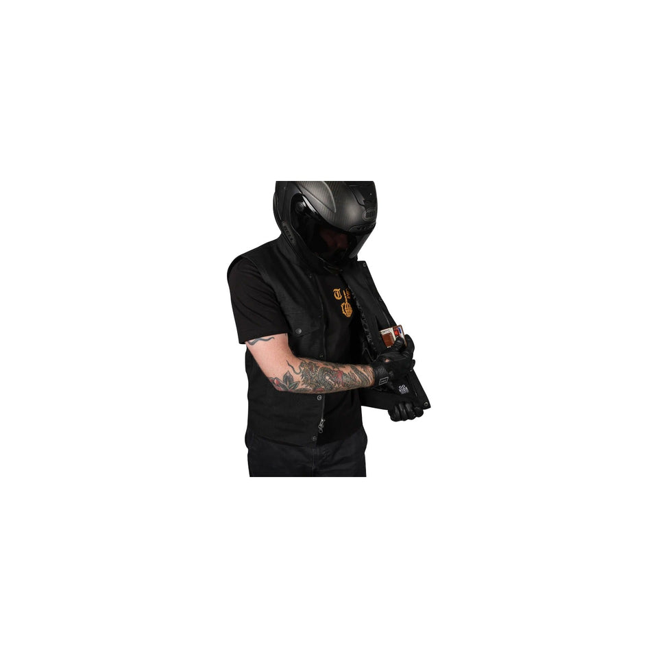 THRASHIN SUPPLY CO. - NIGHTRIDER V2 RIDING VEST - BLACK