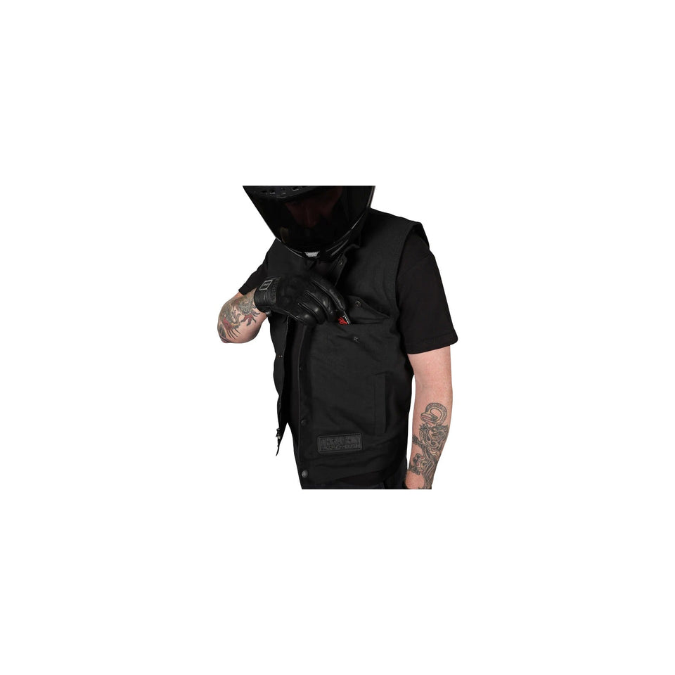 THRASHIN SUPPLY CO. - NIGHTRIDER V2 RIDING VEST - BLACK