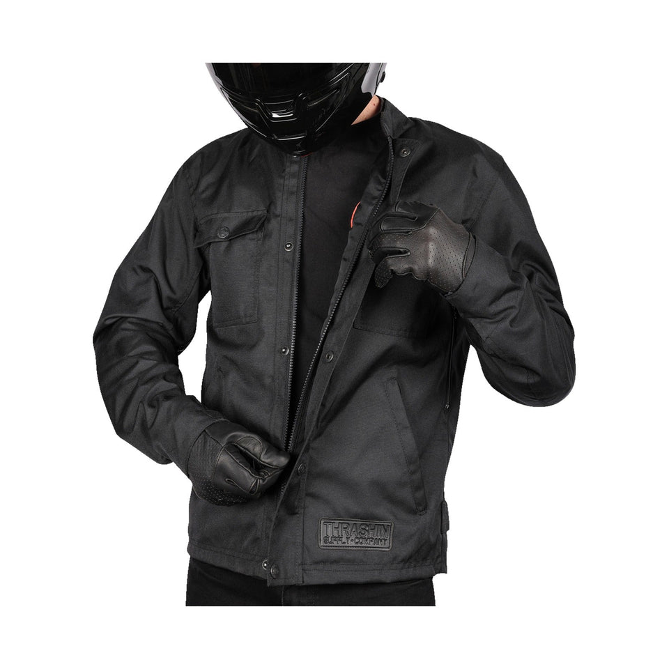 THRASHIN SUPPLY CO. - ATLAS V2 RIDING JACKET - BLACK