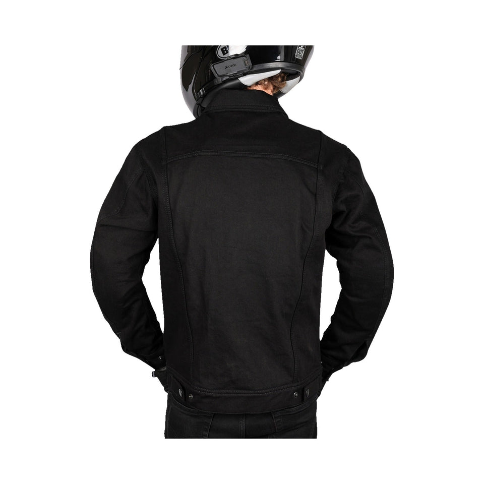 THRASHIN SUPPLY CO. - HIGHWAY V2 DENIM RIDING JACKET - BLACK