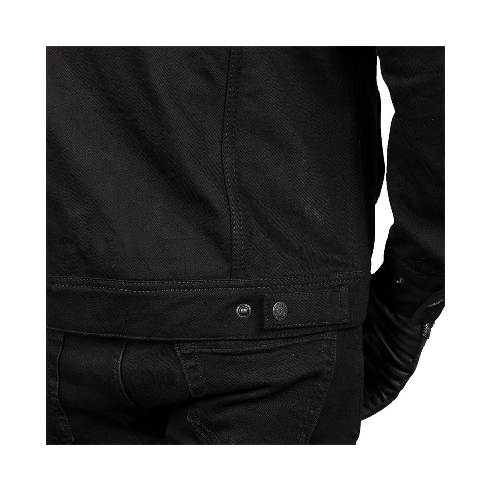THRASHIN SUPPLY CO. - HIGHWAY V2 DENIM RIDING JACKET - BLACK