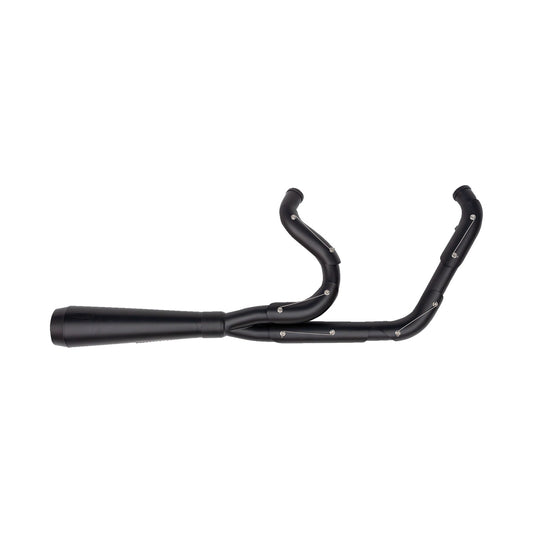 TRASK - 2-INTO-1 ASSAULT EXHAUST SYSTEM - FULL BLACK ON BLACK
