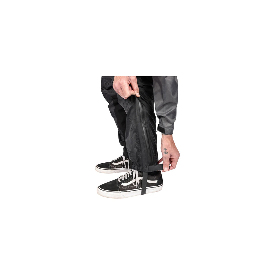 THRASHIN SUPPLY CO. - MISSION RAIN PANTS - BLACK - L/XL