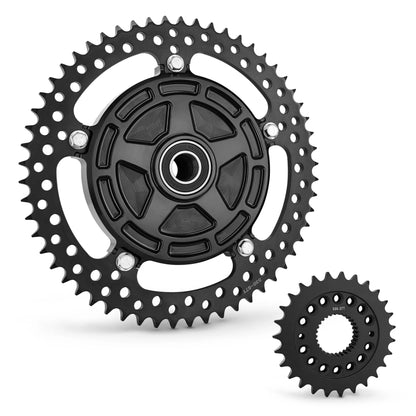 ARLEN NESS - CHAIN DRIVE KIT - 27/57 TOOTH - BLACK - FLT/FLH