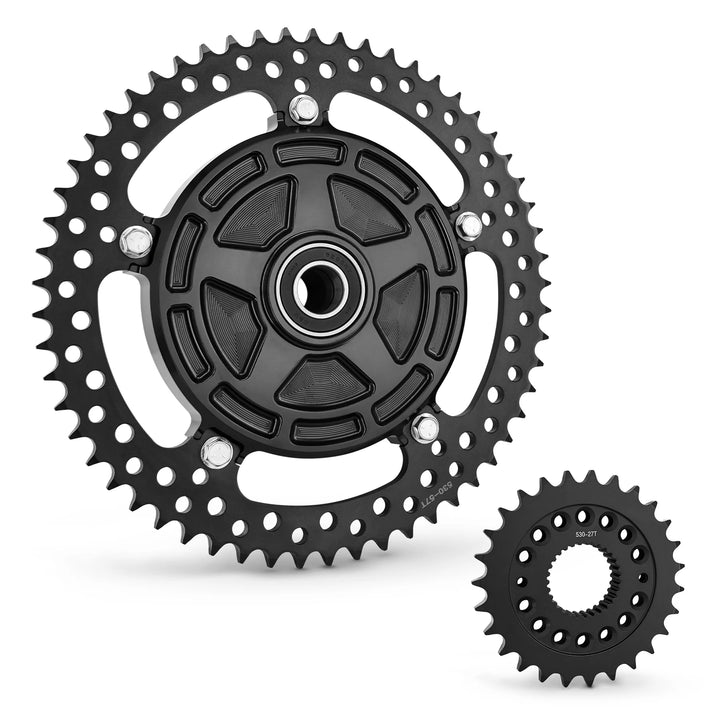 ARLEN NESS - CHAIN DRIVE KIT - 27/57 TOOTH - BLACK - FLT/FLH