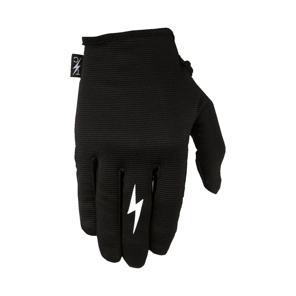 THRASHIN SUPPLY CO. - STEALTH LEATHER PALM GLOVES - BLACK