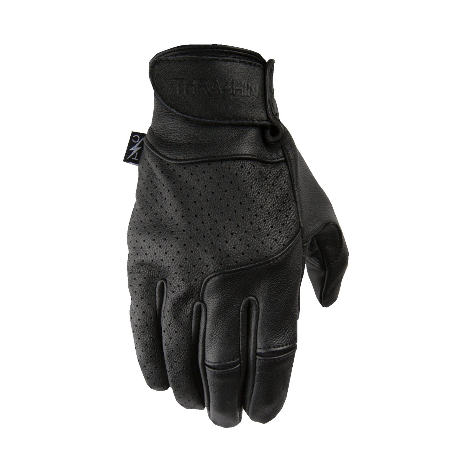 THRASHIN SUPPLY CO. - SIEGE LEATHER GLOVES - BLACK