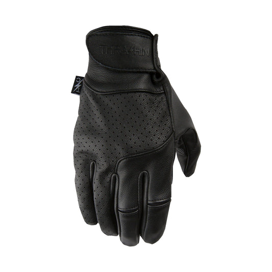 THRASHIN SUPPLY CO. - SIEGE LEATHER GLOVES - BLACK