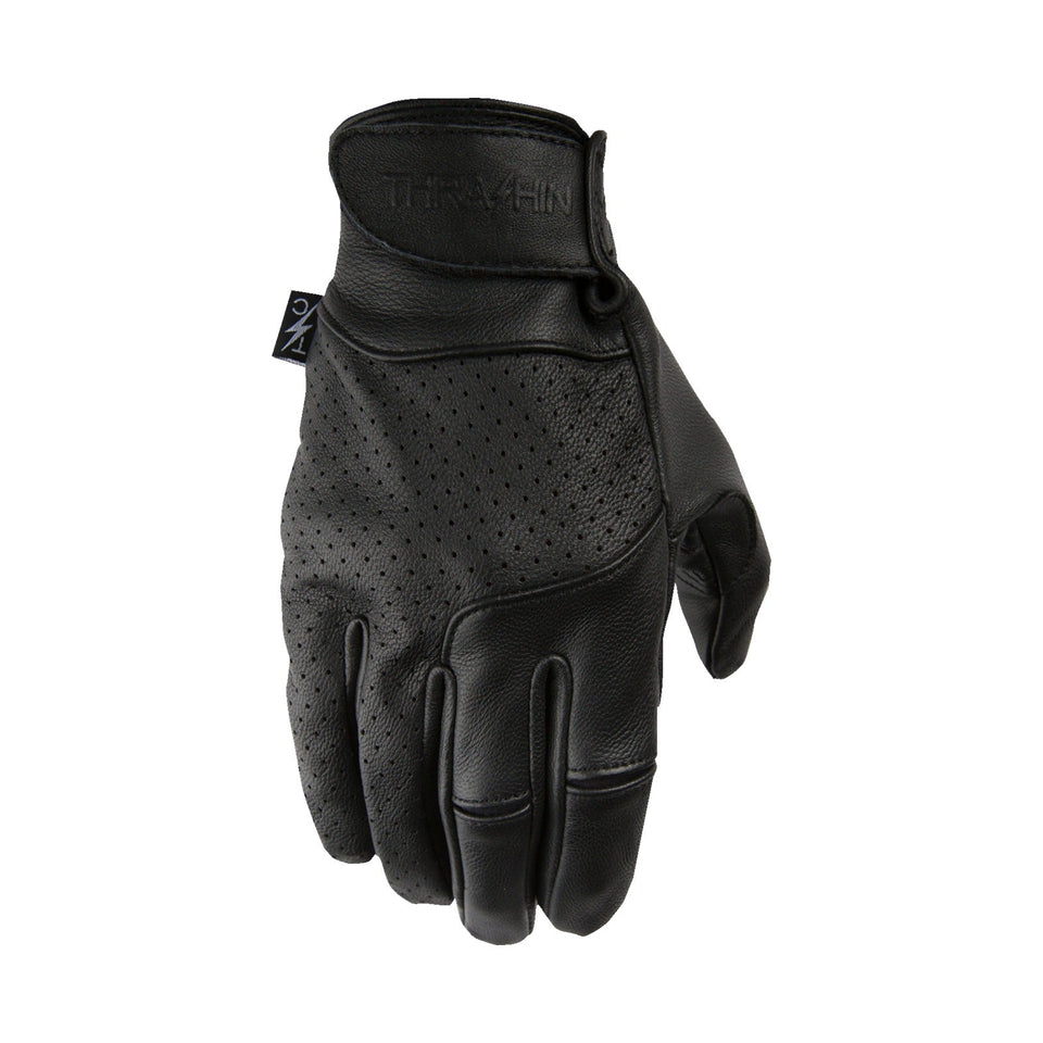 THRASHIN SUPPLY CO. - SIEGE LEATHER GLOVES - BLACK