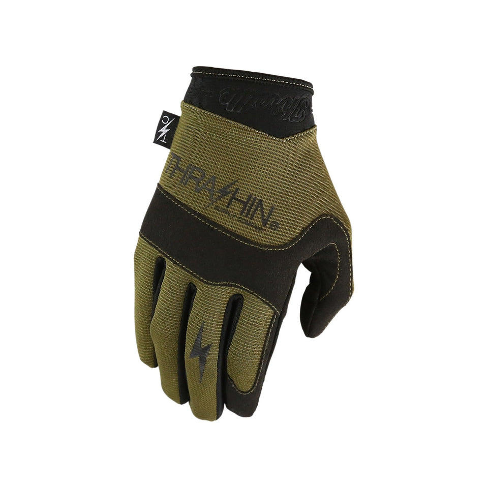 THRASHIN SUPPLY CO. - COVERT GLOVES - TACTICAL GREEN