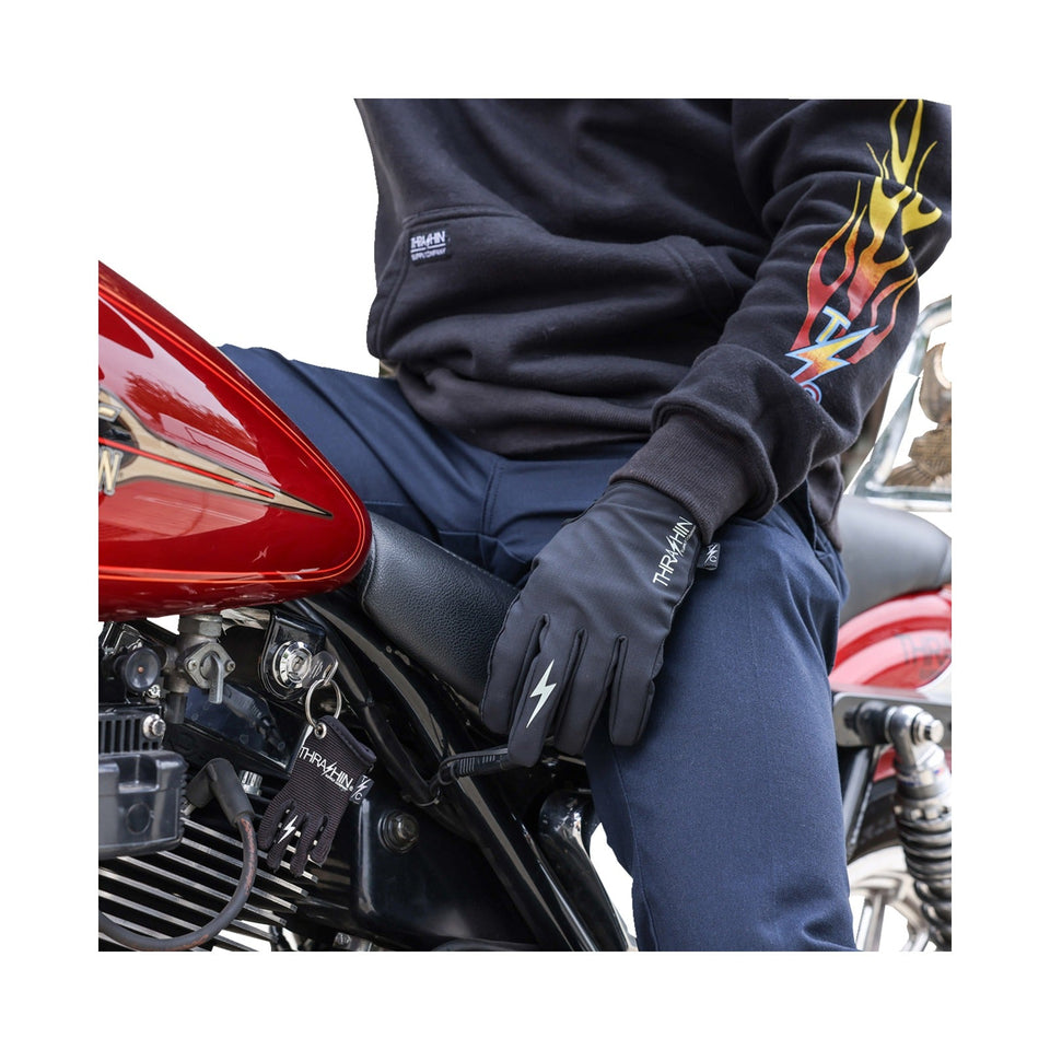 THRASHIN SUPPLY CO. - WINDBREAKER STEALTH GLOVES - BLACK