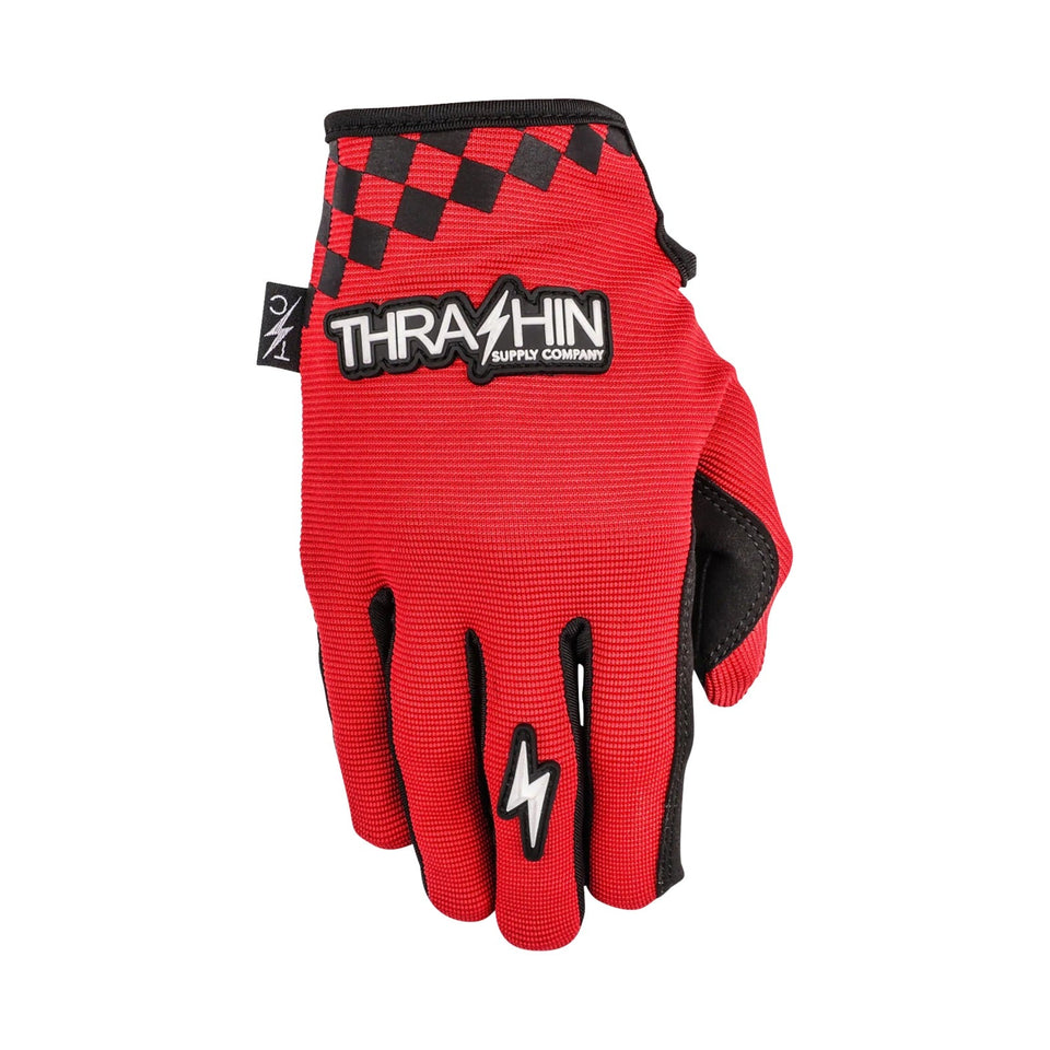 THRASHIN SUPPLY CO. - GO FAST STEALTH GLOVES - RED