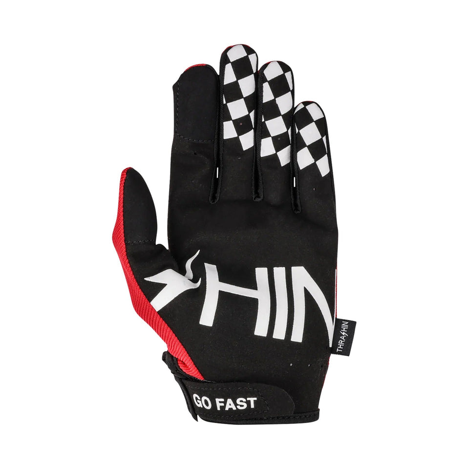 THRASHIN SUPPLY CO. - GO FAST STEALTH GLOVES - RED