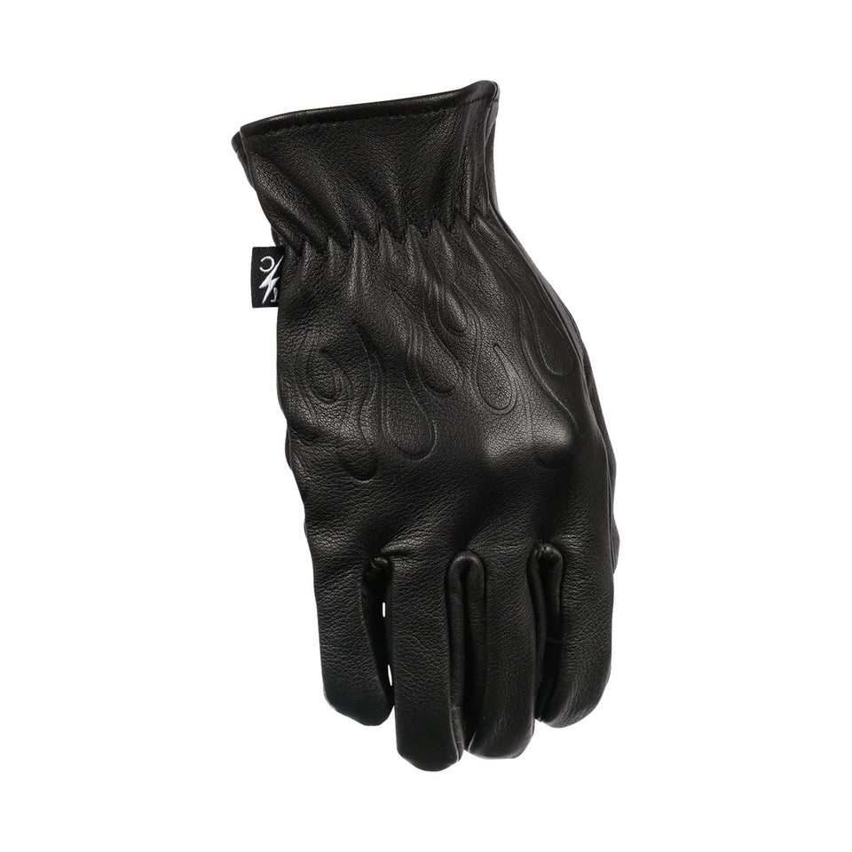 THRASHIN SUPPLY CO. - ROPER LEATHER GLOVES - BLACK - SMALL