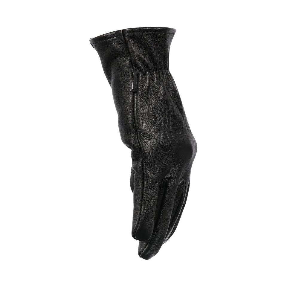 THRASHIN SUPPLY CO. - ROPER LEATHER GLOVES - BLACK - SMALL