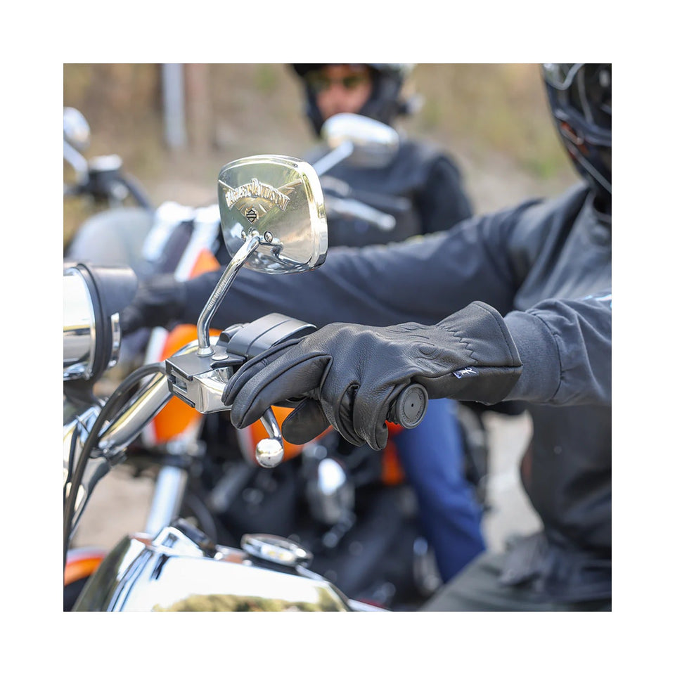 THRASHIN SUPPLY CO. - ROPER LEATHER GLOVES - BLACK - SMALL