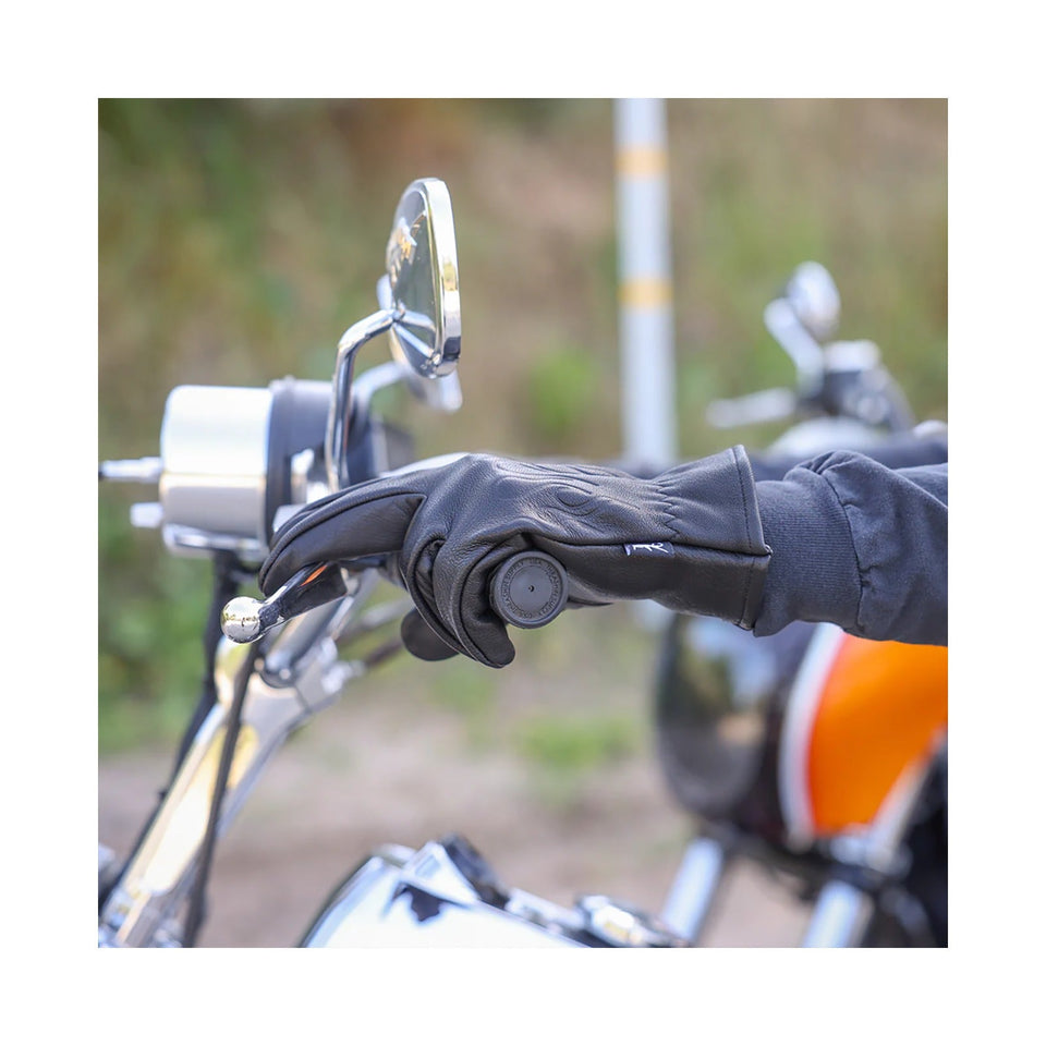 THRASHIN SUPPLY CO. - ROPER LEATHER GLOVES - BLACK - SMALL