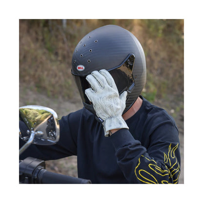 THRASHIN SUPPLY CO. - ROPER LEATHER GLOVES - BONE WHITE