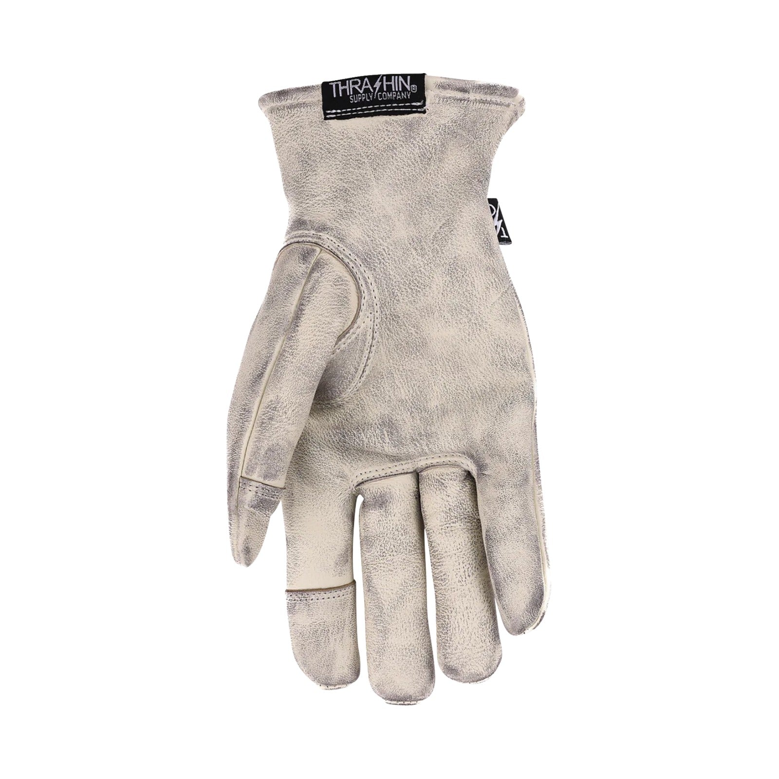 THRASHIN SUPPLY CO. - ROPER LEATHER GLOVES - BONE WHITE