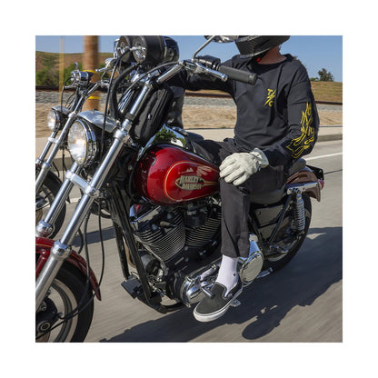 THRASHIN SUPPLY CO. - ROPER LEATHER GLOVES - BONE WHITE