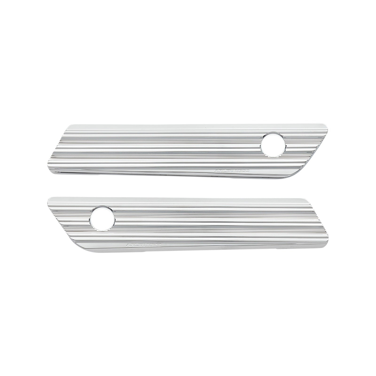 ARLEN NESS - 10-GAUGE HINGE COVERS - CHROME - '14-'24