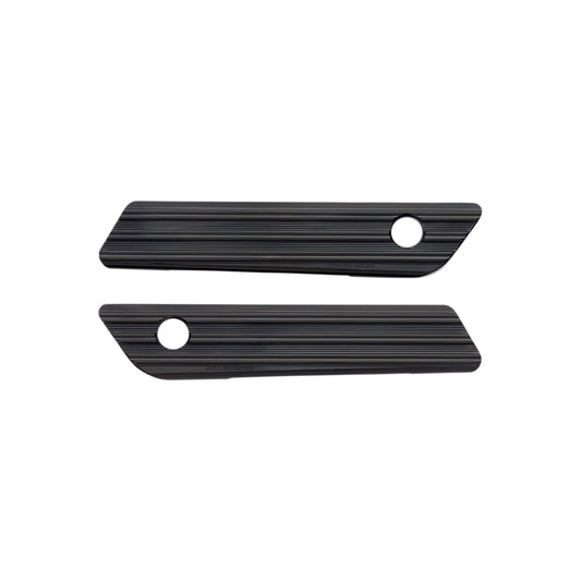 ARLEN NESS - SADDLEBAG LATCH COVERS - BLACK