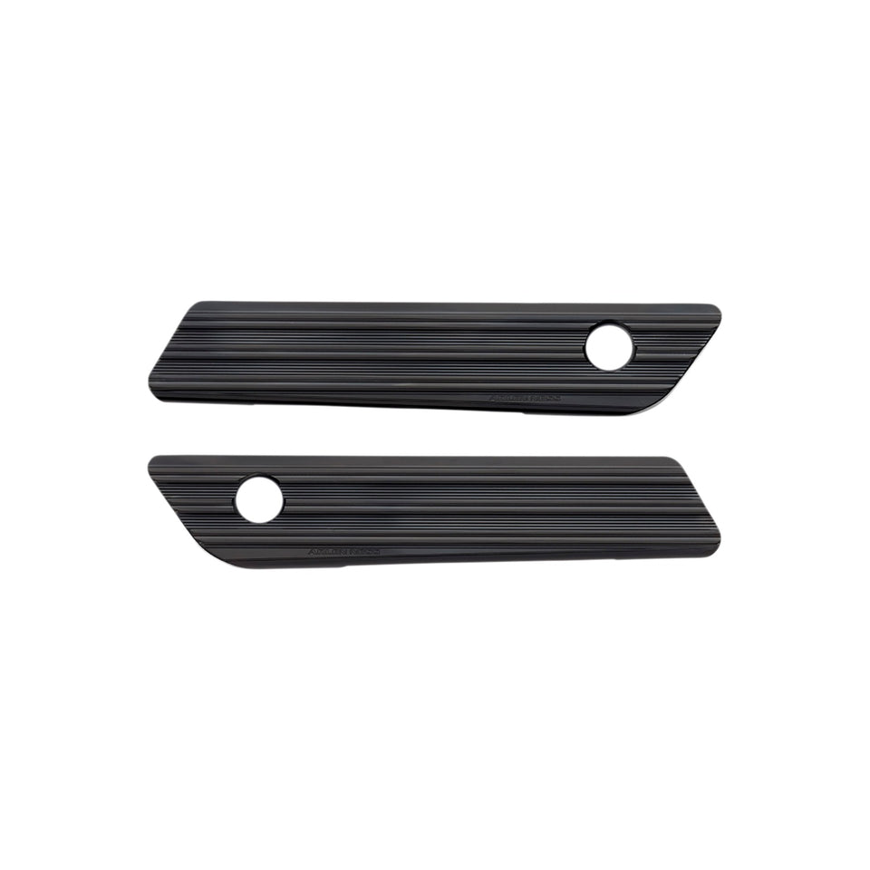 ARLEN NESS - SADDLEBAG LATCH COVERS - BLACK