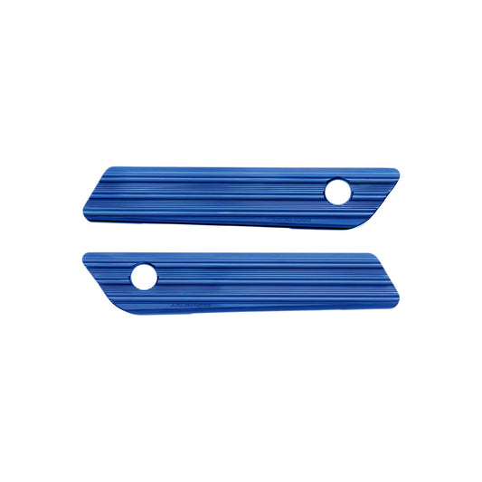 ARLEN NESS - SADDLEBAG LATCH COVERS - BLUE