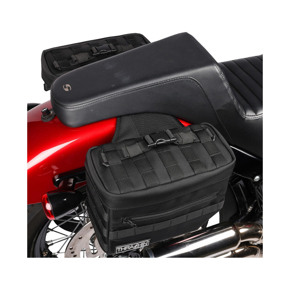 THRASHIN SUPPLY CO. - ESSENTIAL SADDLEBAGS - BLACK
