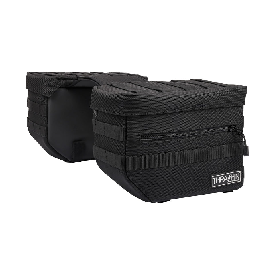 THRASHIN SUPPLY CO. - ESSENTIAL SADDLEBAGS - BLACK
