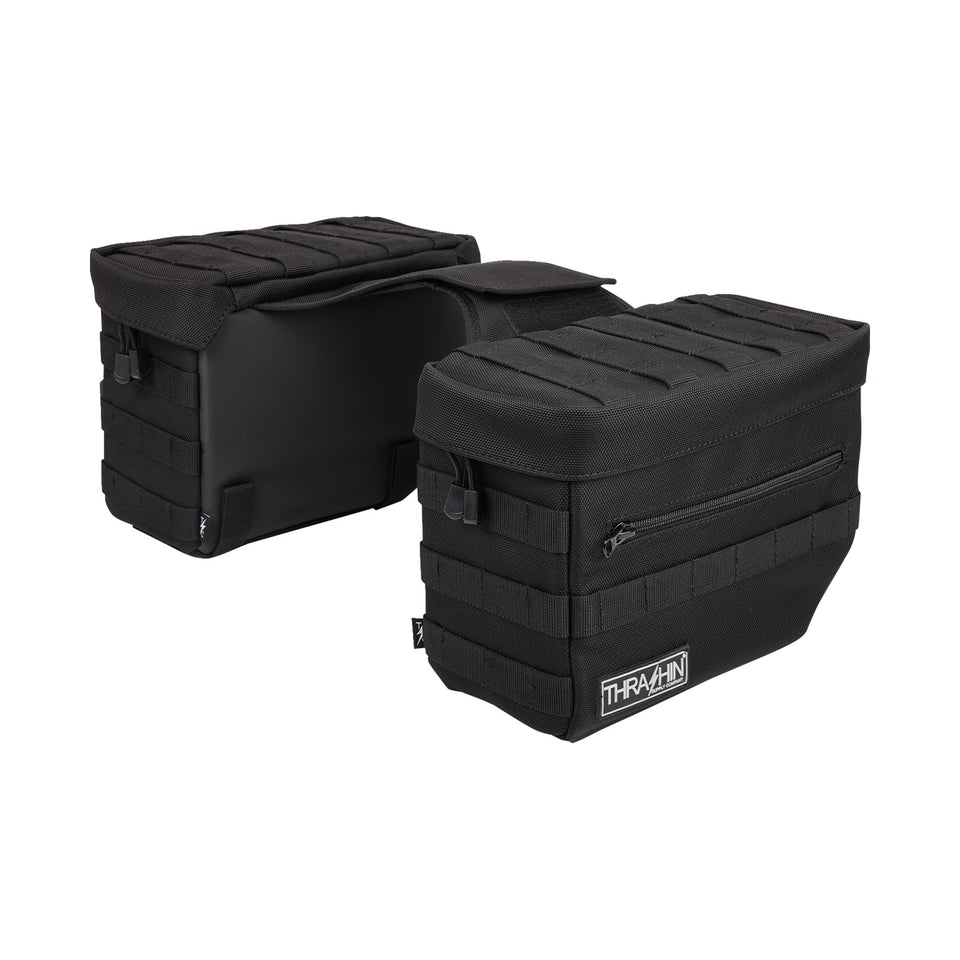 THRASHIN SUPPLY CO. - ESSENTIAL SADDLEBAGS - BLACK