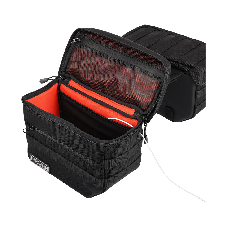 THRASHIN SUPPLY CO. - ESSENTIAL SADDLEBAGS - BLACK
