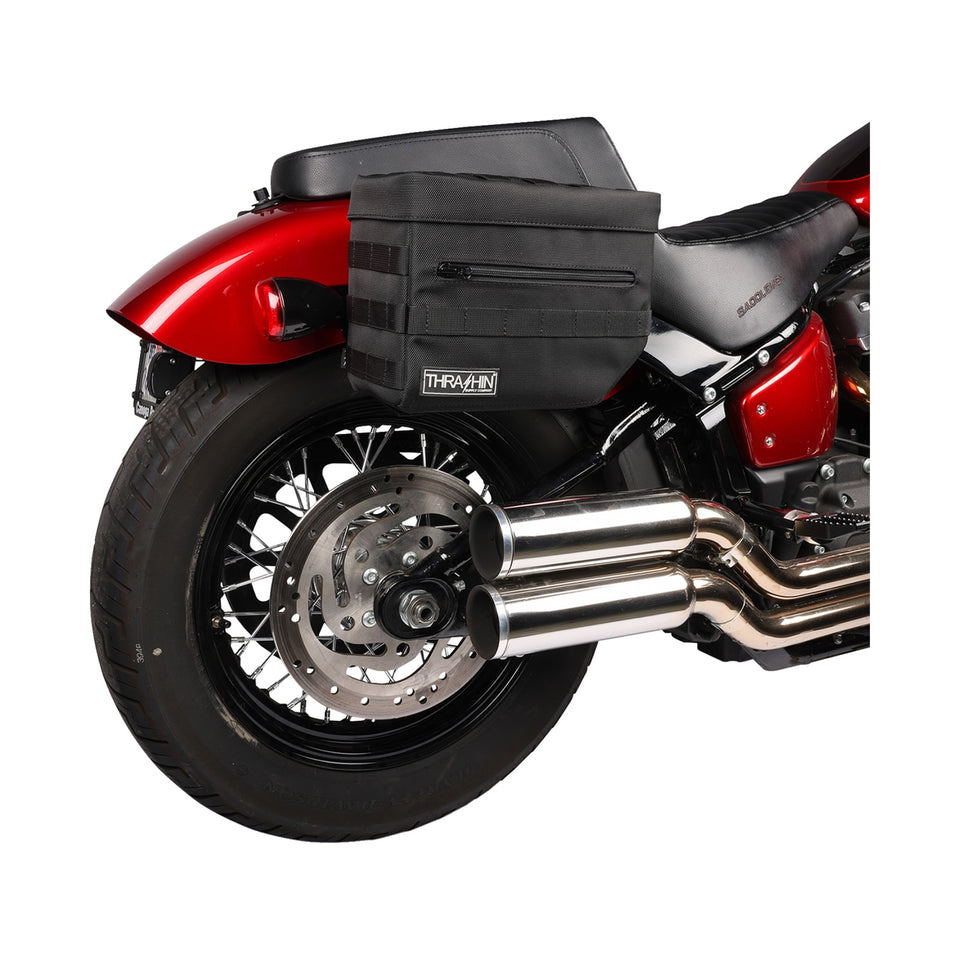 THRASHIN SUPPLY CO. - ESSENTIAL SADDLEBAGS - BLACK