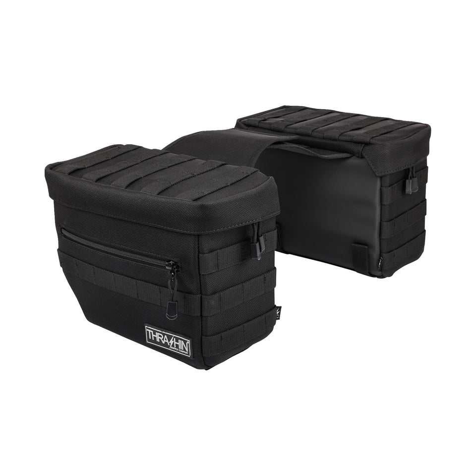 THRASHIN SUPPLY CO. - ESSENTIAL SADDLEBAGS - BLACK