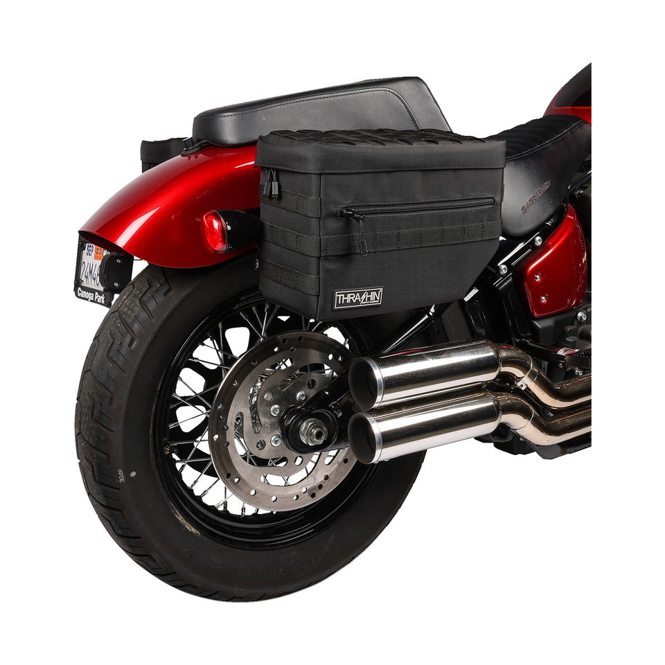 THRASHIN SUPPLY CO. - ESCAPE SADDLEBAGS - BLACK
