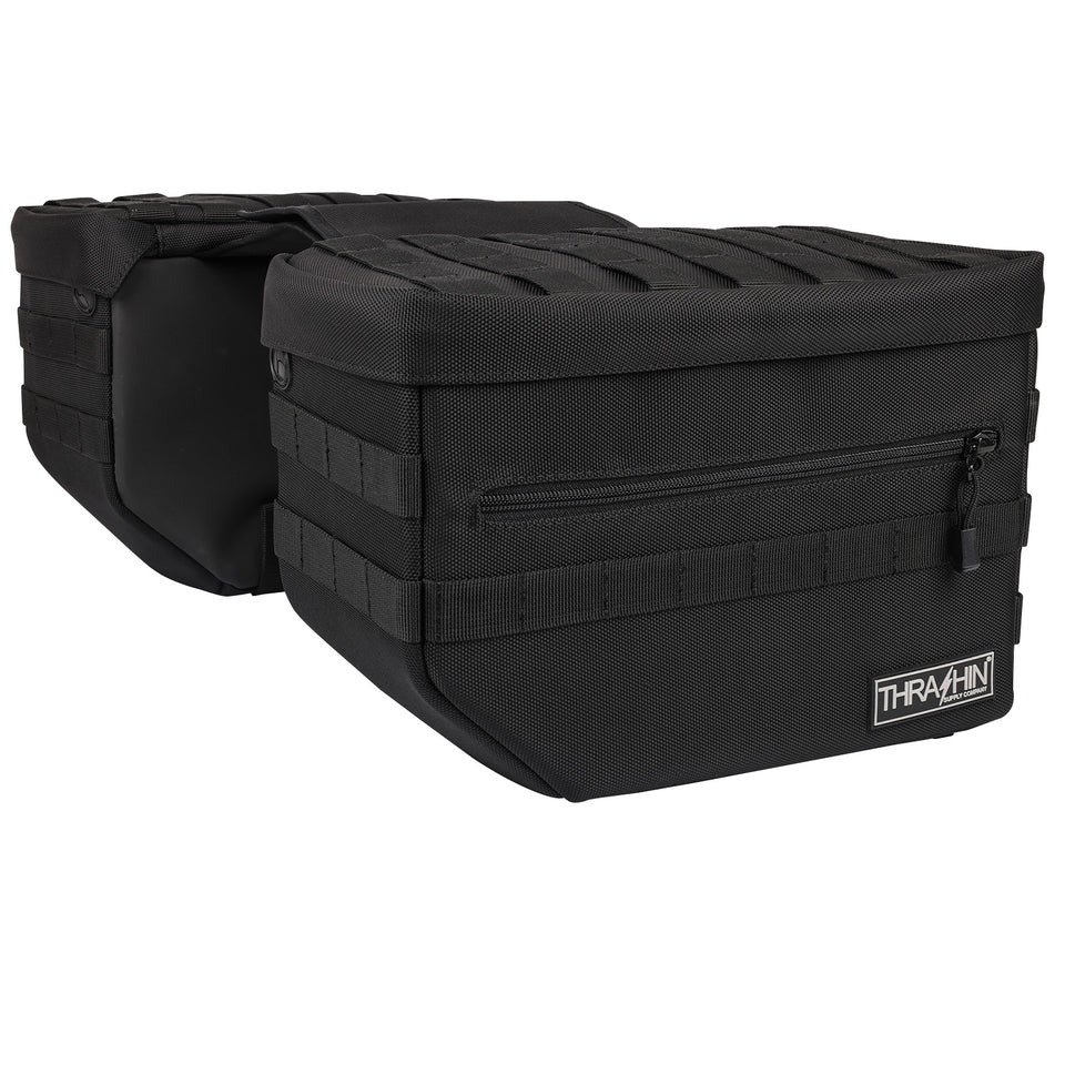 THRASHIN SUPPLY CO. - ESCAPE SADDLEBAGS - BLACK