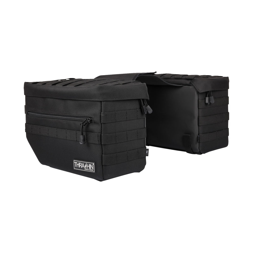THRASHIN SUPPLY CO. - ESCAPE SADDLEBAGS - BLACK