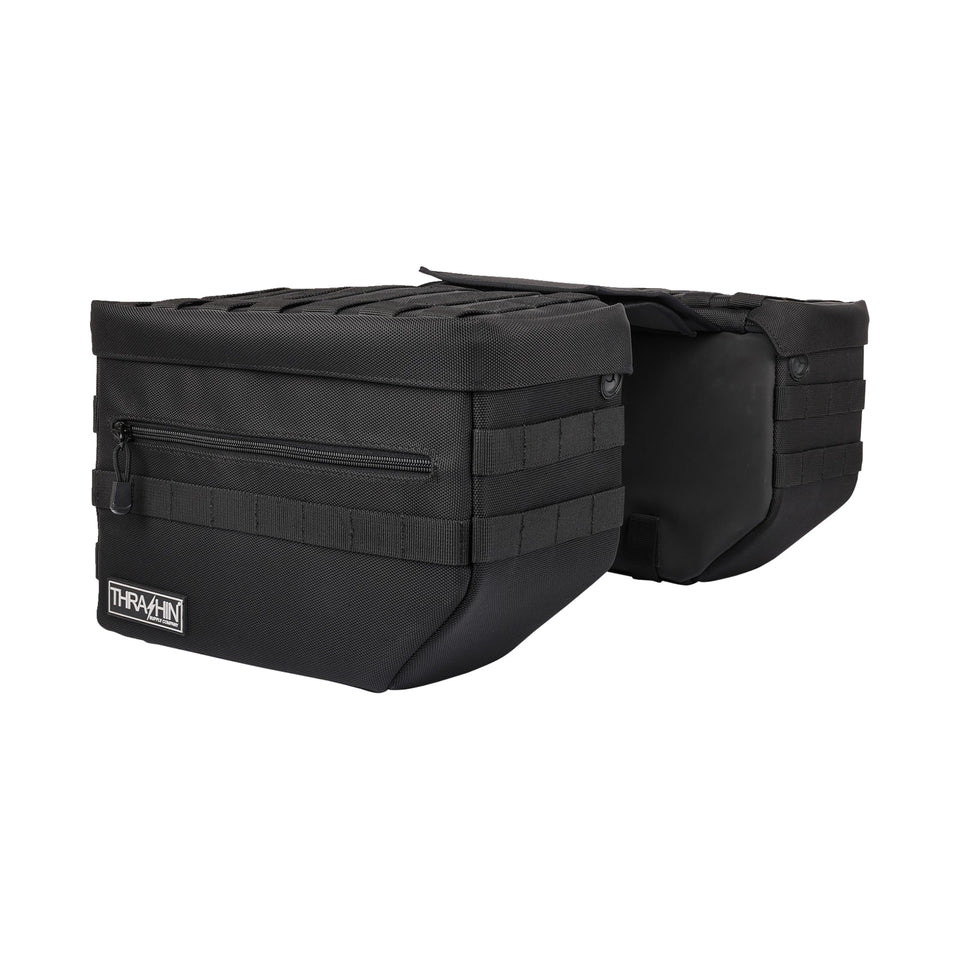 THRASHIN SUPPLY CO. - ESCAPE SADDLEBAGS - BLACK