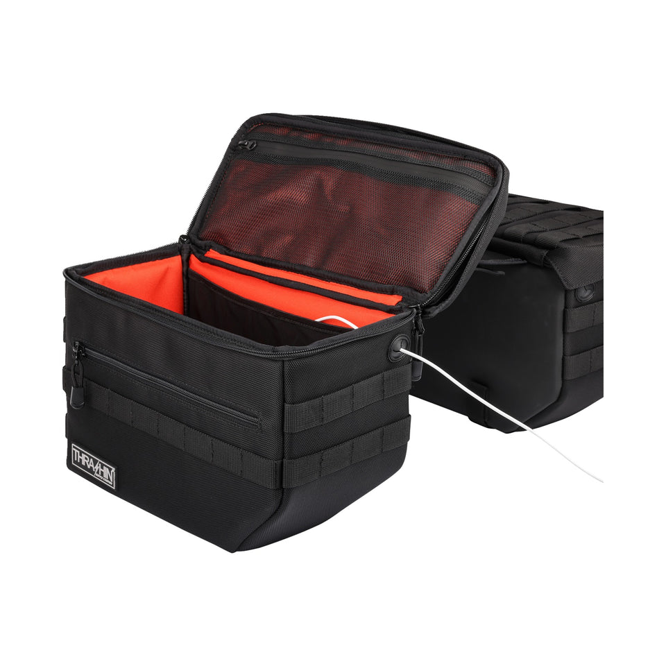 THRASHIN SUPPLY CO. - ESCAPE SADDLEBAGS - BLACK