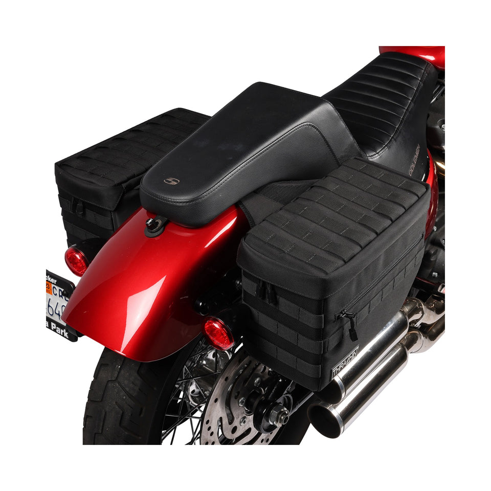 THRASHIN SUPPLY CO. - ESCAPE SADDLEBAGS - BLACK
