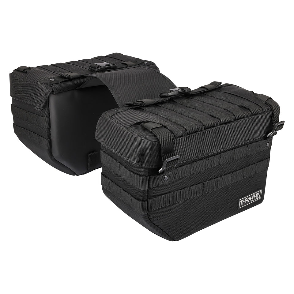 THRASHIN SUPPLY CO. - EXPEDITION SADDLEBAGS - BLACK