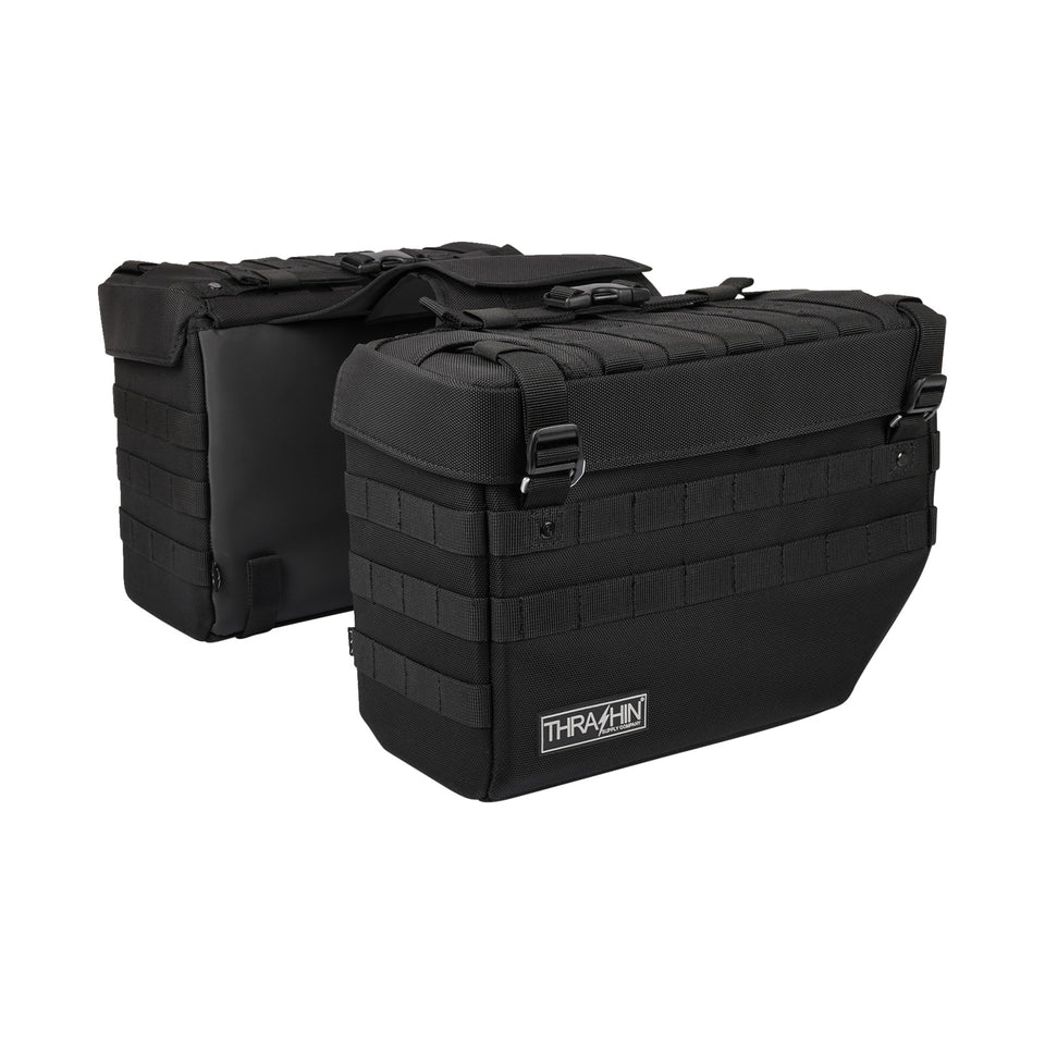 THRASHIN SUPPLY CO. - EXPEDITION SADDLEBAGS - BLACK