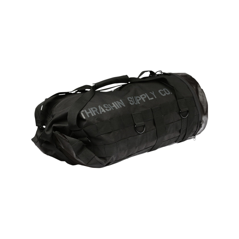THRASHIN SUPPLY CO. - MISSION DUFFEL BAG - BLACK