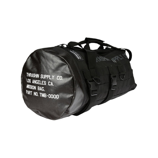 THRASHIN SUPPLY CO. - MISSION DUFFEL BAG - BLACK